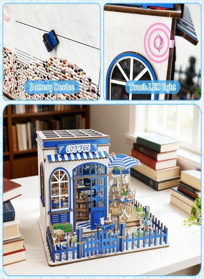 MAKEASY Book Nook Kit - DIY Miniature House Kit for Adults and Teens, 3D Wooden Puzzle Bookshelf Insert Decor, Booknook Tiny House Model Craft Kit, Creative Gifts for Family & Friends - Image 5